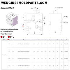 square oil tank