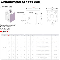 square oil tank