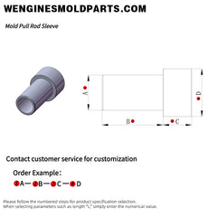 Mold Pull Rod Sleeve